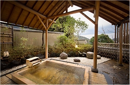 Men's Hot Spring Bath at Tachibana Ryokan